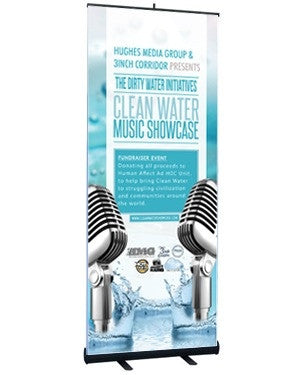 RETRACTABLE BANNER (33"x80")